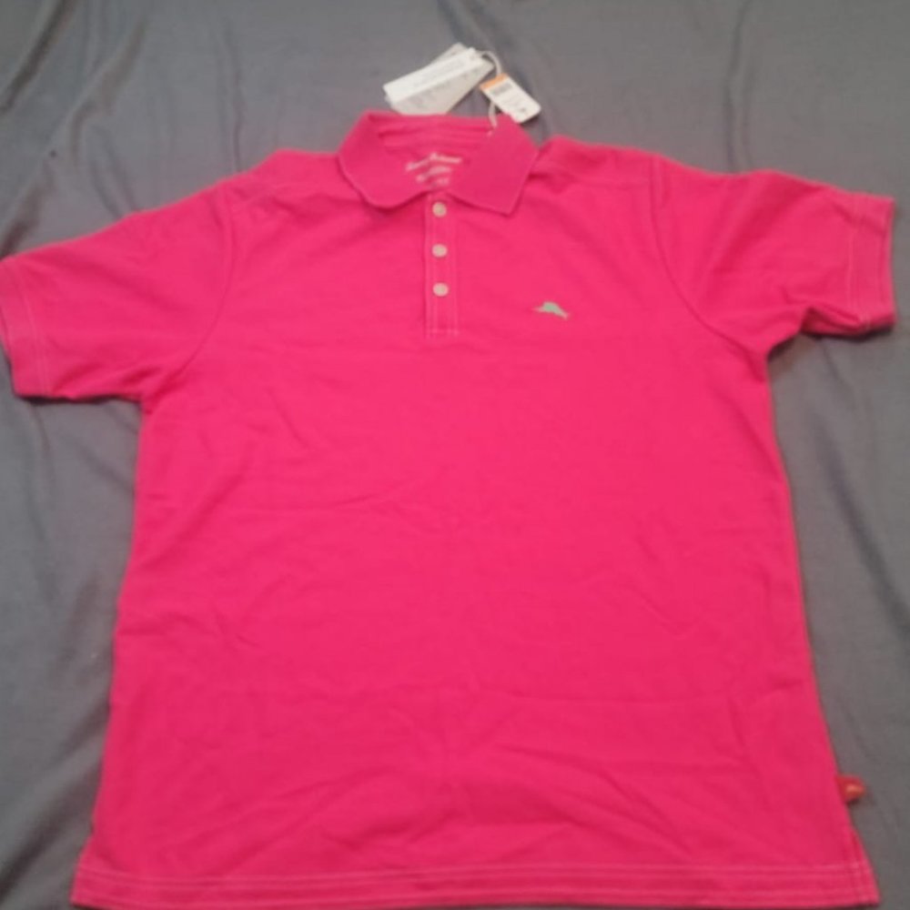 MENS TOMMY BAHAMA EMFIEDER 2.0 POLO SIZE SMALL PIN